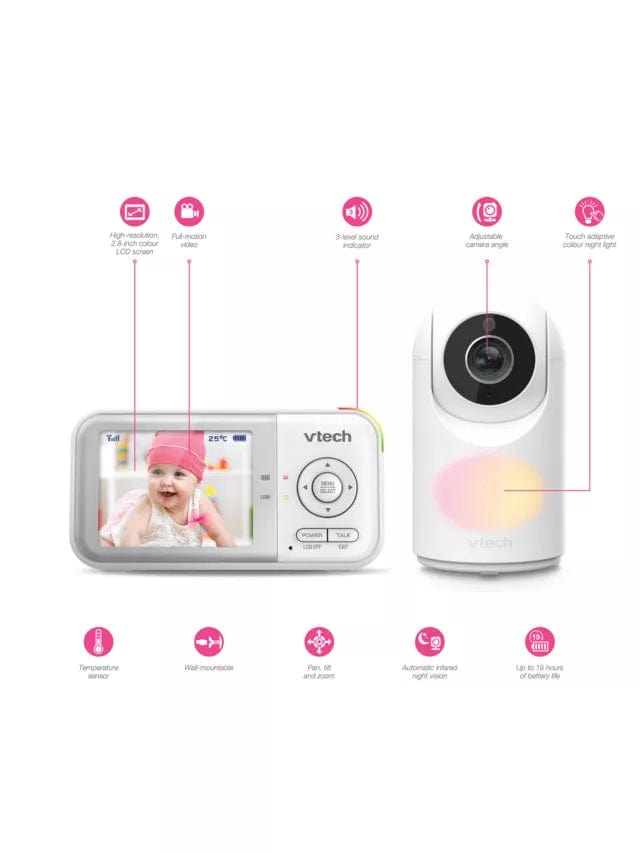 V-tech Baby Monitors V-tech 2.8 Inch Video Monitor (VM3263)