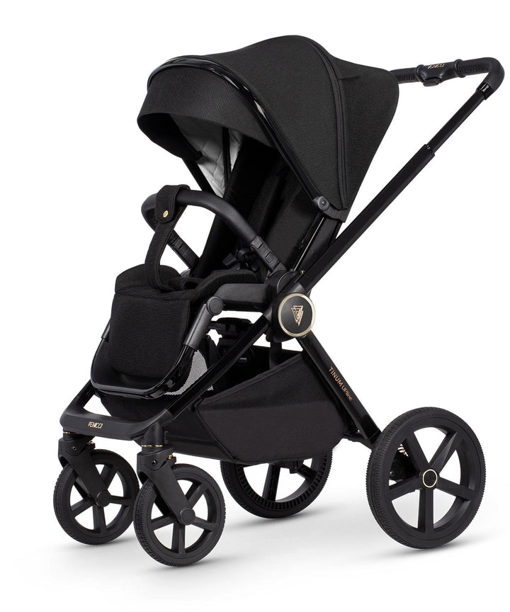 Venicci Prams & Pushchairs Venicci 3 in 1 Tinum UPLINE Cloud T Travel System - All Black