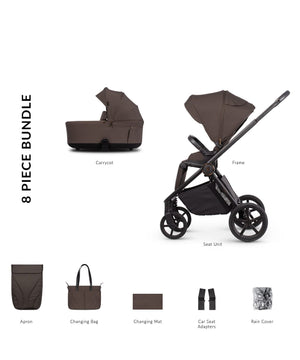 Venicci Prams & Pushchairs Venicci Claro 2 2in1 Pushchair - Chocolate