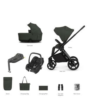 Venicci Prams & Pushchairs Venicci Claro 2 4in1 (CabrioFix i-Size) Travel System - Forest