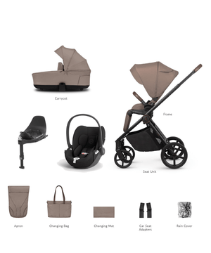 Venicci Prams & Pushchairs Venicci Claro 2 4in1 (Cloud T) Travel System - Almond
