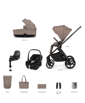 Venicci Prams & Pushchairs Venicci Claro 2 4in1 (Pebble 360 PRO2) Travel System - Almond