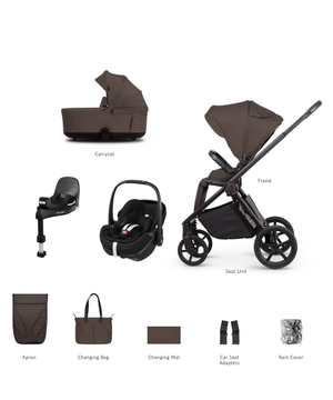 Venicci Prams & Pushchairs Venicci Claro 2 4in1 (Pebble 360 PRO2) Travel System - Chocolate