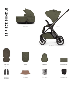 Venicci Prams & Pushchairs Venicci Tila 2in1 Pram - Olive