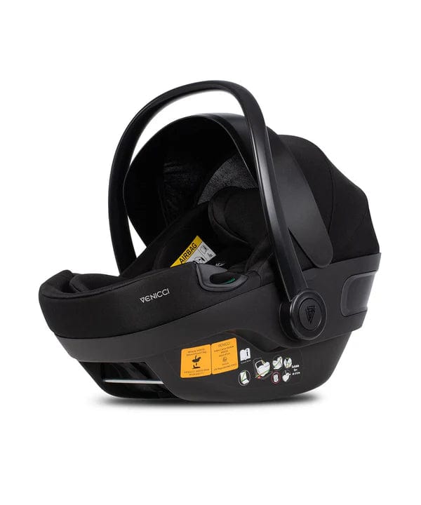 Venicci Prams & Pushchairs Venicci Tinum 2.0, Special Edition (Engo) Travel System - Stylish Black (With Base)