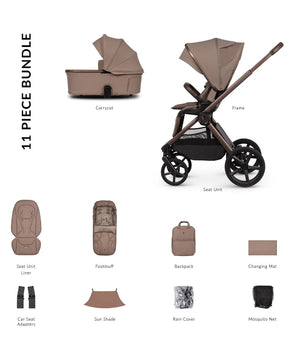 Venicci Prams & Pushchairs Venicci Upline 3, 2in1 Pushchair - Sand