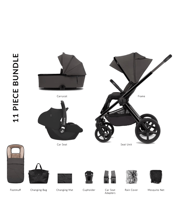 Venicci Pushchairs Venicci 3 in 1 Tinum UPLINE SE (Cabriofix i-Size) Travel System - Lava