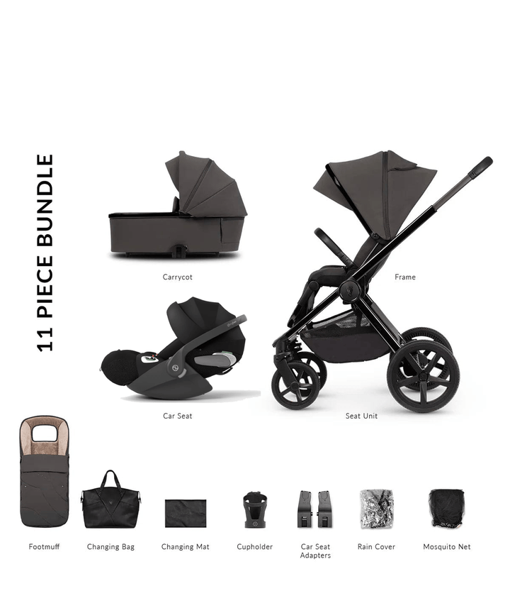 Venicci Pushchairs Venicci 3 in 1 Tinum UPLINE SE (Cloud T) Travel System - Lava