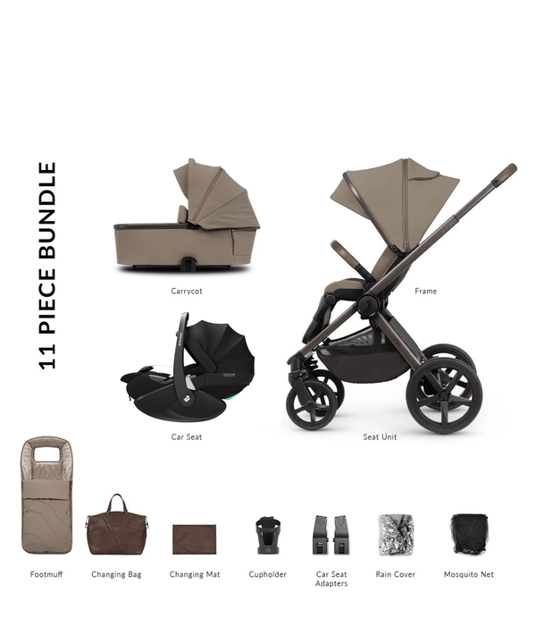 Venicci Pushchairs Venicci 3 in 1 Tinum UPLINE SE (Pebble 360 PRO2) Travel System - Powder