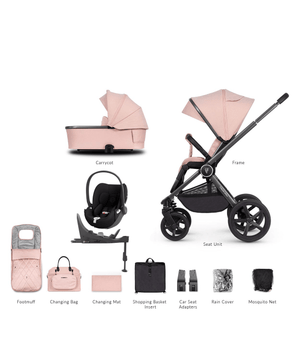 Venicci Travel Systems Venicci 3 in 1 Tinum UPLINE Cloud T Travel System - Misty Rose