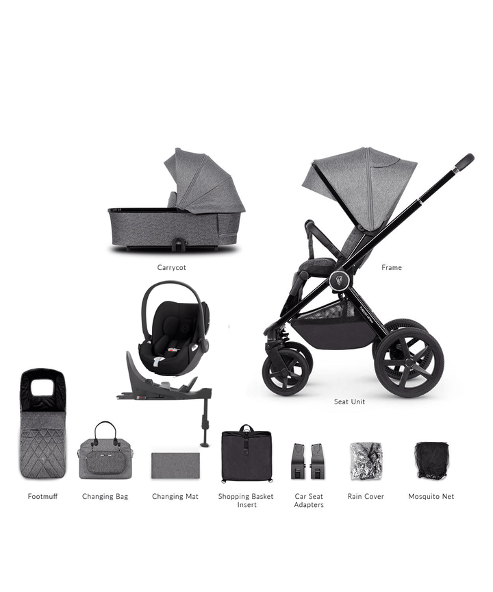 Venicci in Tinum UPLINE Cloud T Travel System Slate Grey