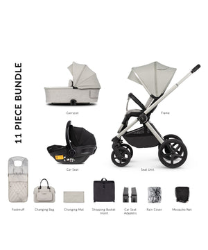 Venicci Travel Systems Venicci 3 in 1 Tinum UPLINE Pram - Moonstone