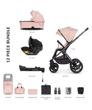 Venicci Travel Systems Venicci 4 in 1 Tinum UPLINE Pram - Misty Rose