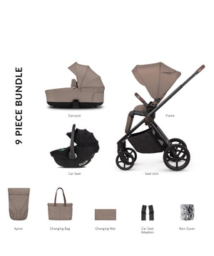 Venicci Travel Systems Venicci Claro 2 3in1 (Tiago) Travel System - Almond/Black