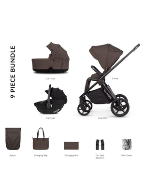 Venicci Travel Systems Venicci Claro 2 3in1 (Tiago) Travel System - Chocolate/Black
