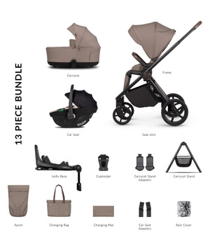 Venicci Travel Systems Venicci Claro 2 4in1 Plus (Tiago) Travel System - Almond/Beige