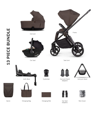 Venicci Travel Systems Venicci Claro 2 4in1 Plus (Tiago) Travel System - Chocolate/Beige