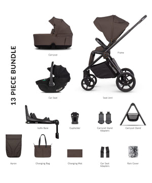 Venicci Travel Systems Venicci Claro 2 4in1 Plus (Tiago) Travel System - Chocolate/Black