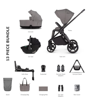 Venicci Travel Systems Venicci Claro 2 4in1 Plus (Tiago) Travel System - Fog/Black