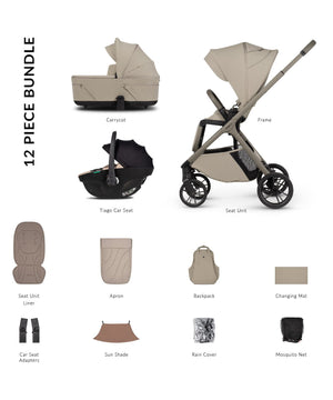 Venicci Travel Systems Venicci Tila 3in1 Travel System - Latte/Beige