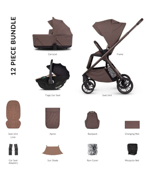 Venicci Travel Systems Venicci Tila 3in1 Travel System - Noce/Beige