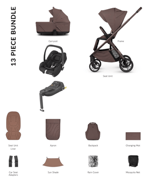 Venicci Travel Systems Venicci Tila 4in1 (Cabriofix i-Size) Travel System - Noce