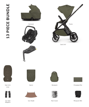 Venicci Travel Systems Venicci Tila 4in1 (Cabriofix i-Size) Travel System - Olive