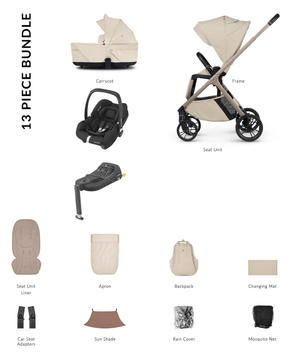 Venicci Travel Systems Venicci Tila 4in1 (Cabriofix i-Size) Travel System - Sabbia