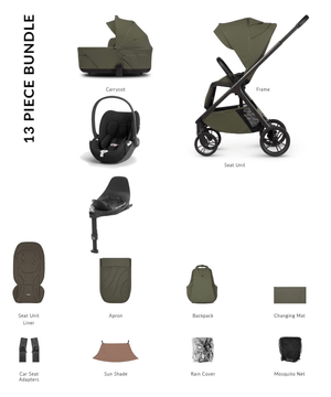 Venicci Travel Systems Venicci Tila 4in1 (Cloud T) Travel System - Olive