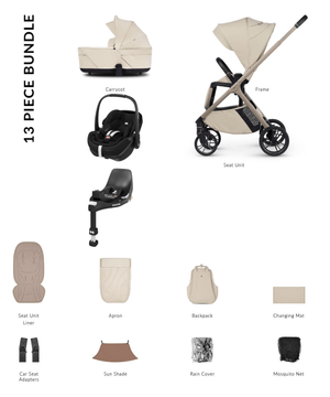 Venicci Travel Systems Venicci Tila 4in1 (Pebble 360 PRO2, Non-Slide) Travel System - Sabbia