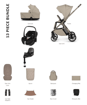Venicci Travel Systems Venicci Tila 4in1 (Pebble 360 PRO2) Travel System - Latte