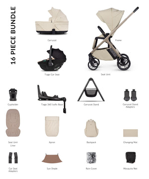 Venicci Travel Systems Venicci Tila 4in1 Plus Travel System - Sabbia/Beige