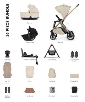Venicci Travel Systems Venicci Tila 4in1 Plus Travel System - Sabbia/Black