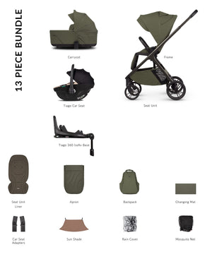 Venicci Travel Systems Venicci Tila 4in1 Travel System - Olive/Beige