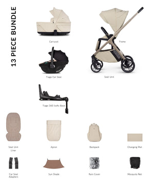 Venicci Travel Systems Venicci Tila 4in1 Travel System - Sabbia/Beige