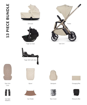Venicci Travel Systems Venicci Tila 4in1 Travel System - Sabbia/Black