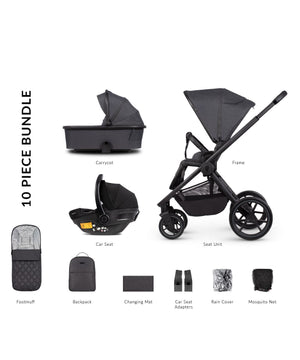 Venicci Travel Systems Venicci Tinum Edge 3in1 Travel System - Charcoal