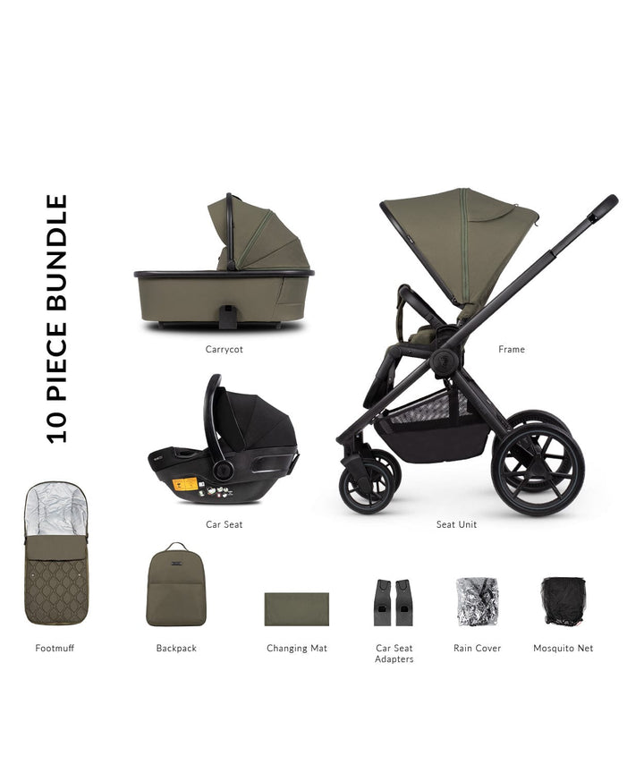 Venicci Travel Systems Venicci Tinum Edge 3in1 Travel System - Moss