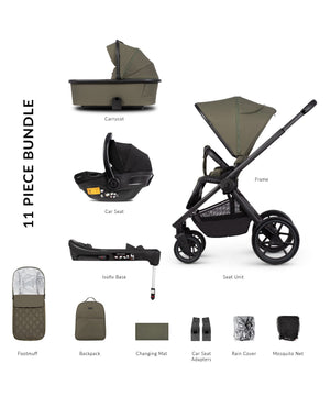 Venicci Travel Systems Venicci Tinum Edge 4in1 Travel System - Moss