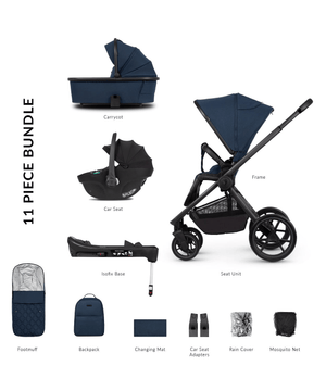 Venicci Travel Systems Venicci Tinum Edge 4in1 Travel System - Ocean/Black