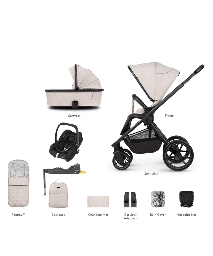 Venicci Travel Systems Venicci Tinum Edge Cabriofix i-Size Travel System - Dust