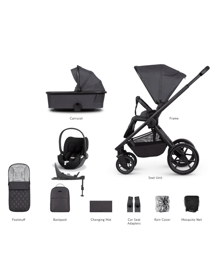 Venicci Travel Systems Venicci Tinum Edge Cloud T Travel System - Charcoal