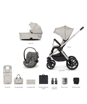 Venicci Travel Systems Venicci Tinum UPLINE (Cloud G Plus) Travel System - Moonstone/Lava Grey (No Base)