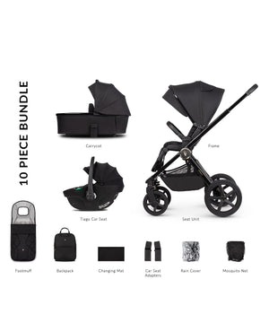 Venicci Travel Systems Venicci Upline 2, 3in1 Pushchair - All Black