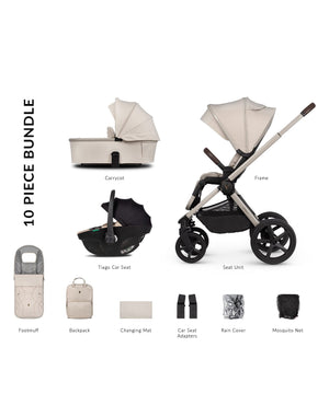 Venicci Travel Systems Venicci Upline 2, 3in1 Pushchair - Stone Beige/Beige