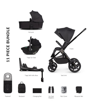 Venicci Travel Systems Venicci Upline 2, 4in1 Pushchair - All Black