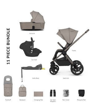 Venicci Travel Systems Venicci Upline 2 (Cabriofix i-Size) Travel System - Taupe