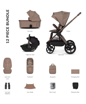 Venicci Travel Systems Venicci Upline 3, 3in1 Pushchair - Sand/Beige