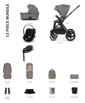 Venicci Travel Systems Venicci Upline 3 (Cloud G) Travel System - Aloe