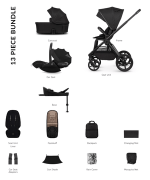 Venicci Travel Systems Venicci Upline 3 (Cloud S) Travel System - Onyx